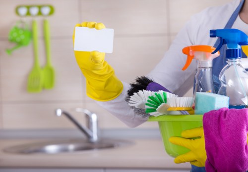 Professional carpet cleaning in a Merton home