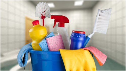 Cleaner in Merton performing deep cleaning in a living room