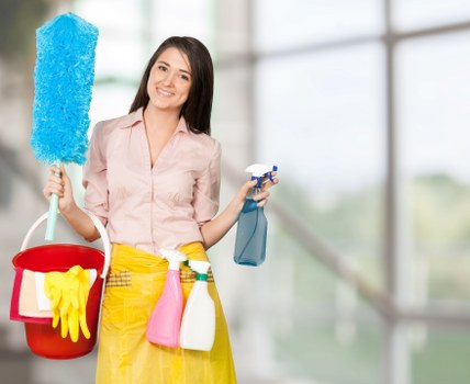 Professional domestic cleaning in a Merton home living room