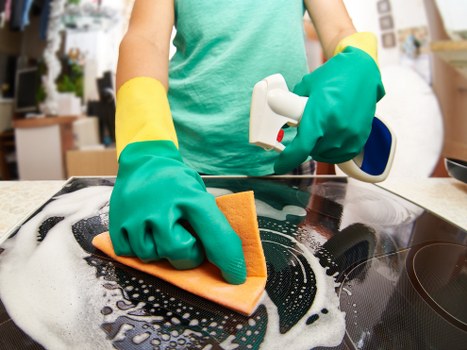 Residential carpet cleaning service in Merton for a family home