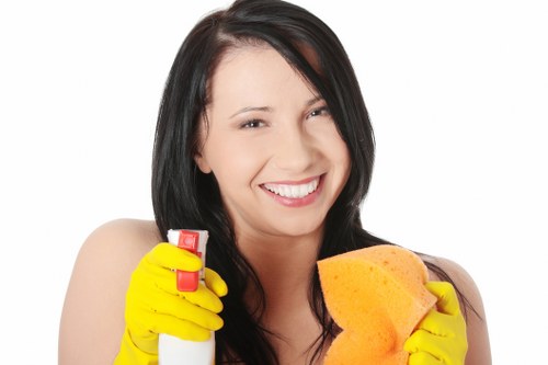 Commercial office cleaning service in Merton with desks and floors cleaned
