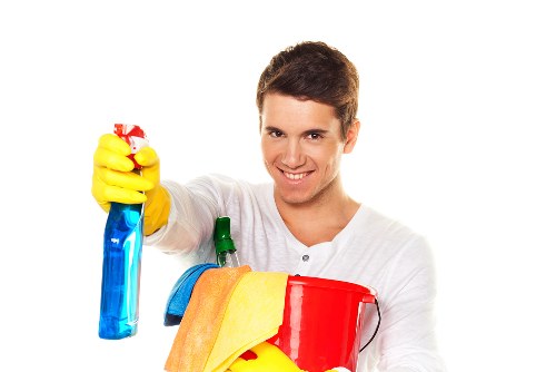 Stain removal treatment on a household couch in Merton